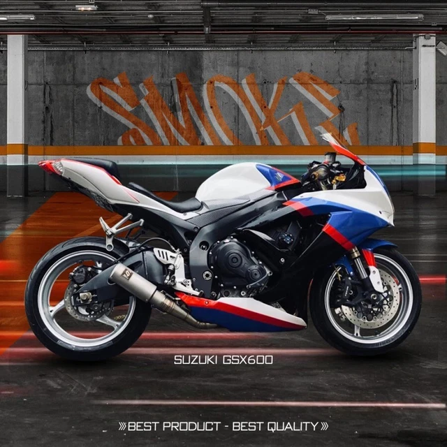 Smoke Exhaust Short Suzuki Gsx 600 Gsx-R 600 2016 2017