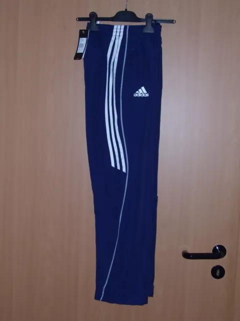 adidas Trainingshose T8 Team Pant Fitnesshose lang ClimaLite XS blau navy neu 2