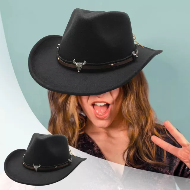 Straw Cowboy Hat Wide Brim Sun Hat For Men Women Panama Hat With Chin Strap