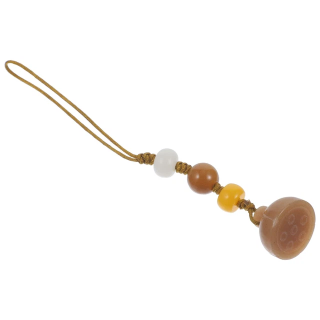 1 stück Lotus Seedpod Anhänger Lotus Seedpod Lanyard Phone Kurzes Seil