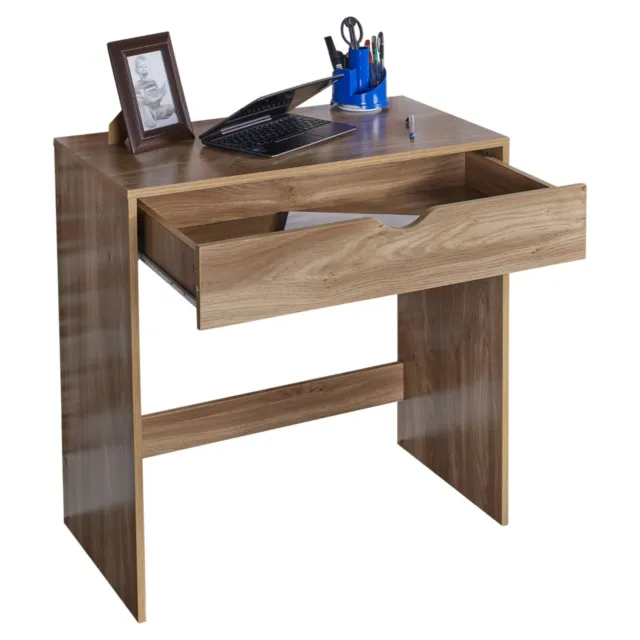 Oak Wooden Dressing Table Vanity Computer Desk Bedroom Furniture Office Drawer