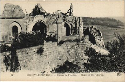 CPA coucy-le-chateau ruins church ruins of the Church (152069)