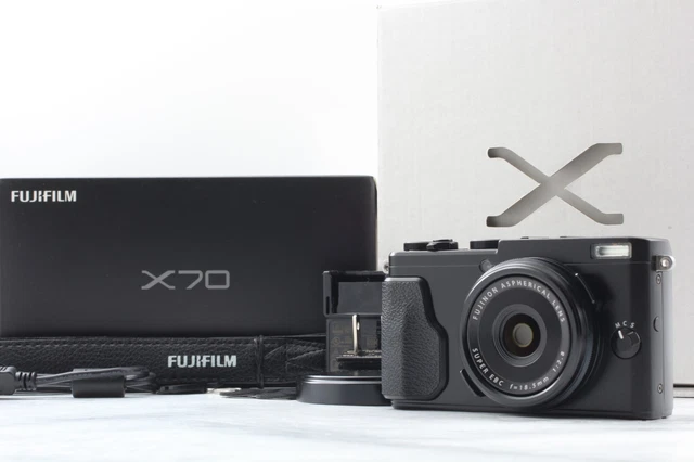 [TOP MINT] Fujifilm X70 16.3 MP Black Compact Digital Camera From JAPAN 838