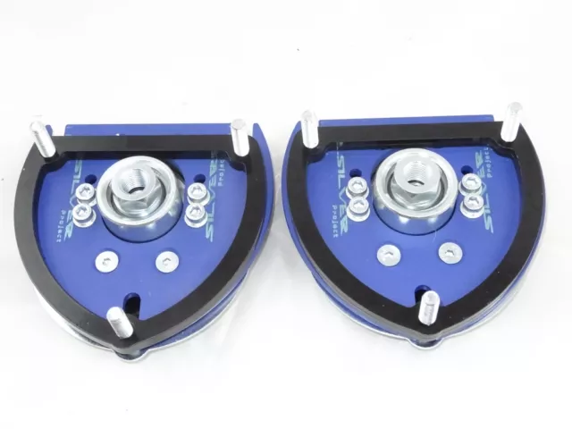 Camber Plates Domlager for VW Golf 7 Audi A3 Seat Leon - ADJUSTABLE - BLUE