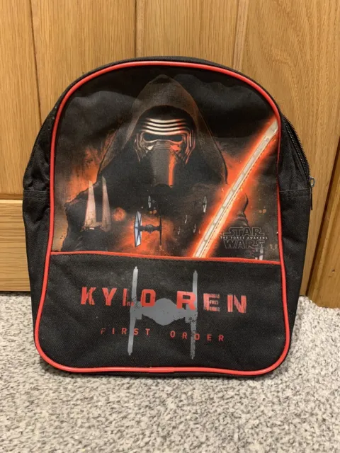 Kylo Ren Star Wars Black & Red Backpack Rucksack Kids School Bag Children