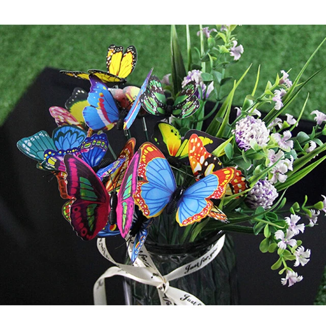 24 Pcs Plant Label Decorative Garden Stake Statue Decor Fairy 5