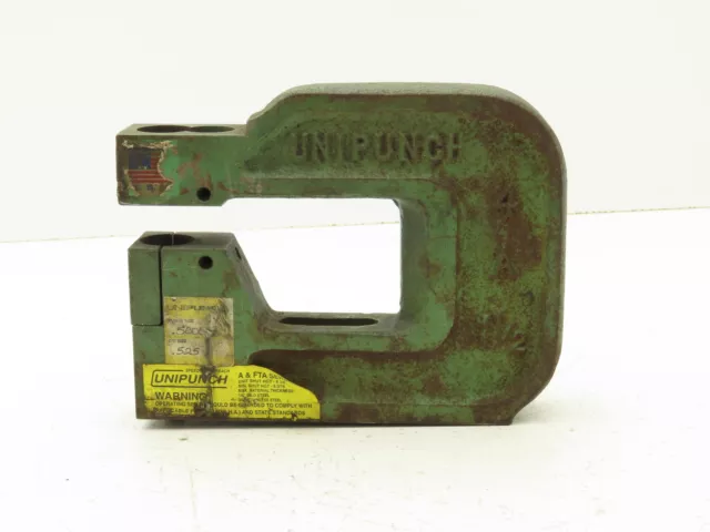 Unipunch 4A-1-1/2-LPD Press Brake Punch C Frame 1" Strippit 4" Throat 1-1/2" W