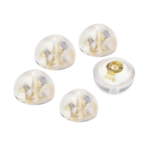 5 Silicone Earring Backs | Jewelry Making Findings Accessories