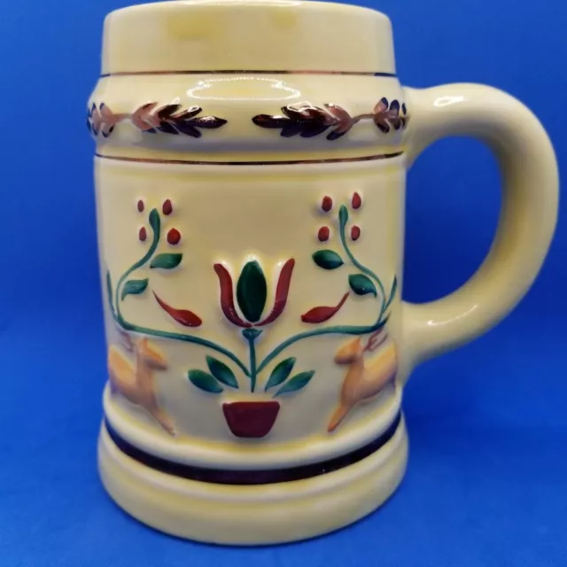 Yellow Ceramic Mug 16oz By Pennsylvania Dutch Potteries East Palestine, OH