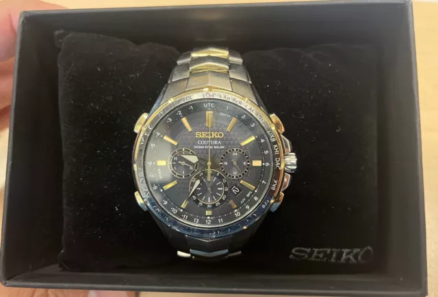 Seiko Coutura SSG022 - Atomic Radio Sync Solar Chronograph