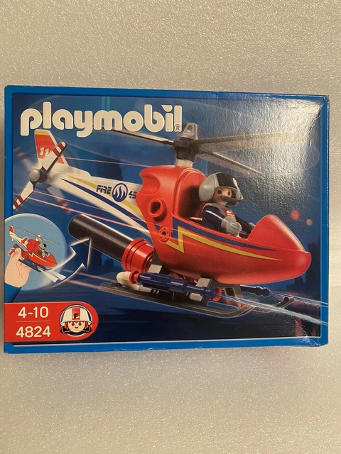 PLAYMOBIL 4824 FIRE Fighting Helicopter Brand New Rare