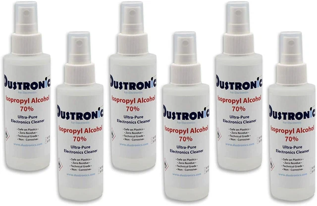 Isopropyl Alcohol 70% 4oz Mini Pump Spray, 6 Pack