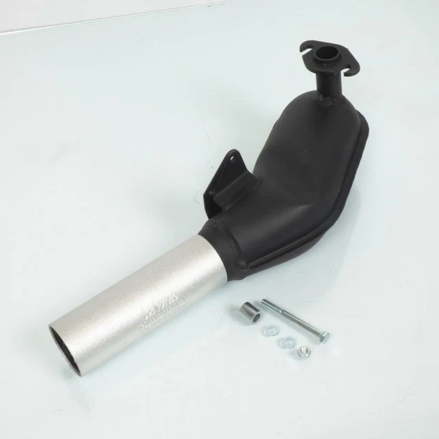 Ligne D'échappement Complète Pour Peugeot 1007 1.4 - Silencieux Acier Aluminisé - Neuf
