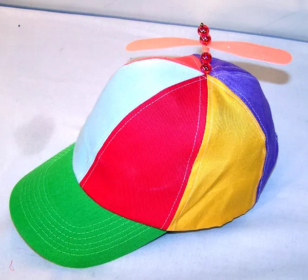 KIDS PROPELLER HELICOPTER NOVELTY HATS joke funny gag child copter spinning  hat $7.18 - PicClick