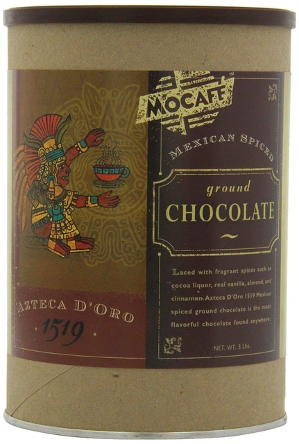 Hit Coc MOCAFÉ MEXICAN SPICED Hot Chocolate, Azteca D'oro 1519, 3 3 Pound (Pack ...