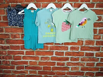 Girls Bundle Age 3-4 Years H&M M&S Zara Shorts T-Shirts Summer Holiday Set 104Cm