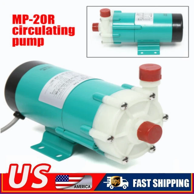 MP-20R Industrial Chemical Magnetic Drive Circulation Water Pump 110V 17L/MIN US