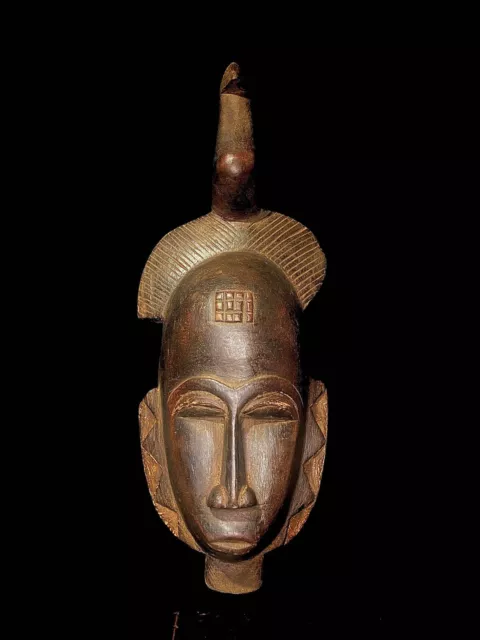 African Art African real african figure African Guro Baule Mask Guro Mask- 4082