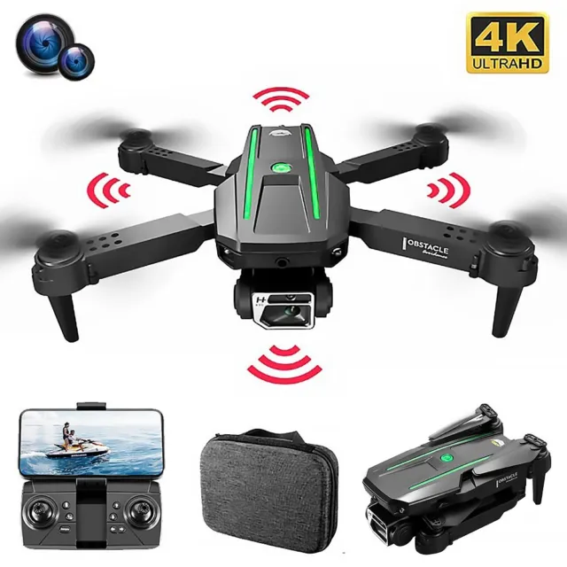 Drone Wifi 2.4G | Cámara Dual 4K | Control Remoto | Tecnología Para Evitar Obstáculos
