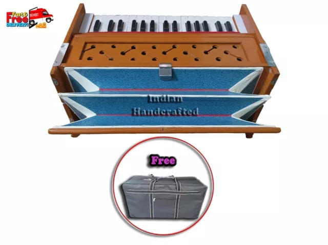 Harmonium 4 Stopper Double Bellow 32 Key Long Sustain Sound Musical Instruments