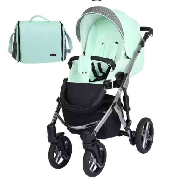 Poussette 3en1 Isofix Landau Cosy Sélection de couleurs Mila Plus by Lux4Kids 2