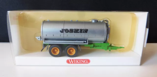 Modellautos 1:87, Anhänger, Vakuumfasswagen Joskin, Wiking Zubehör, OVP