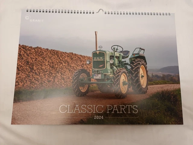 CLASSIC PARTS GRANIT Kalender 2024 Fricke Traktor Landmaschinen