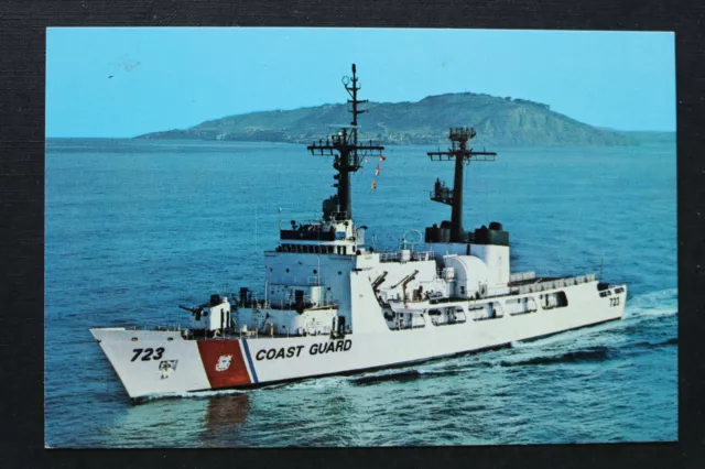 US USA Marine AK USCGC RUSH   WHEC-723 Coast Guard Ship Schiff 1970-90er  (a)