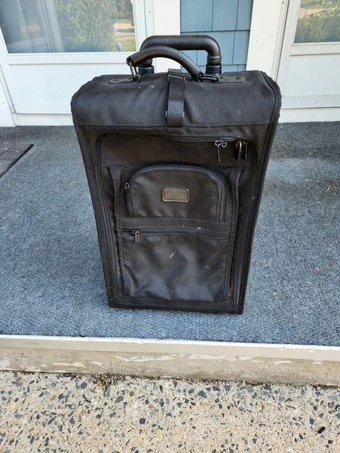 Tumi Black Wheeled Rolling Suitcase Luggage 22"  READ