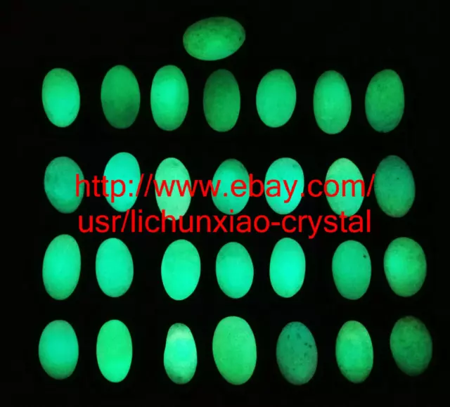 4.4 lb "Glow In The Dark" Tibetan Wealth-God Ancient Luminous Stone Old Dzi Bead