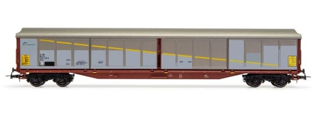 Rivarossi HR6506 - 2-unit set of closed wagons Gs FS a losanga logo