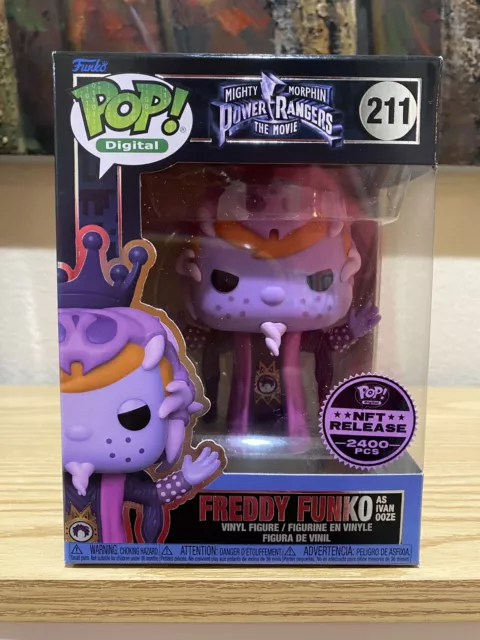 Funko Pop! Digital Freddy Funko As Ivan Ooze #211 LE 2400 Piece w/Hard Stack