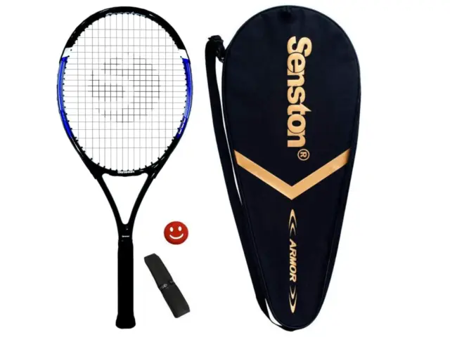 Senston Tennis Racket 27'' for Adults Aluminum Alloy Tennis Racquet w/ Case