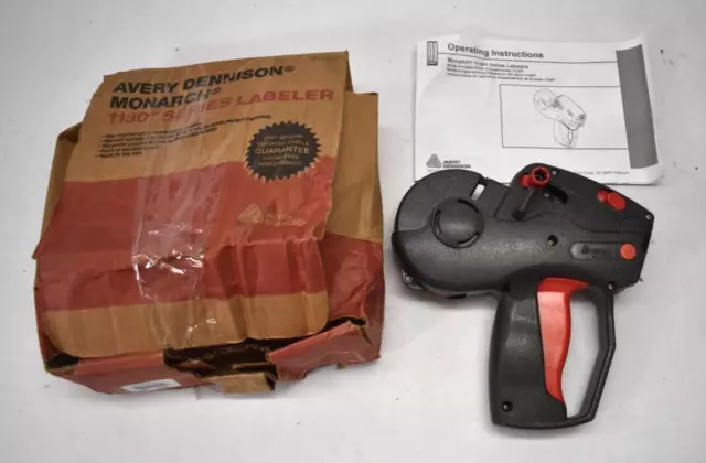Avery Dennison Monarch 1130 Series Labeler Red Pricemaker 1 Line 0113101