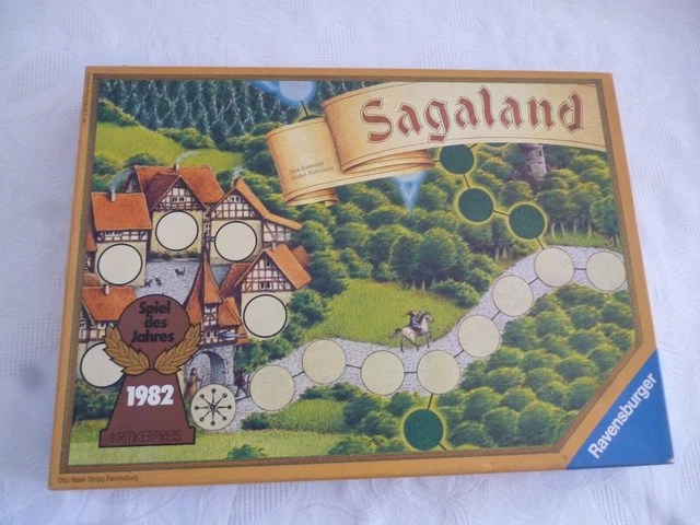 Ravensburger Spiel "Sagaland" Würfelspiel ab 8 Jahre für 2 - 6 Spieler Vintage