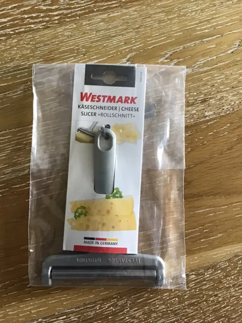 Cortadora de queso Westmark recubierta de aluminio de alta resistencia hoja SS Alemania nueva en paquete envío gratuito