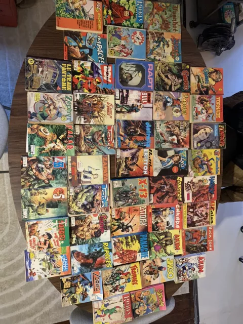 Lot De 252 BD Anciennes Akim, Flash, Zorro, Pirate Etc..