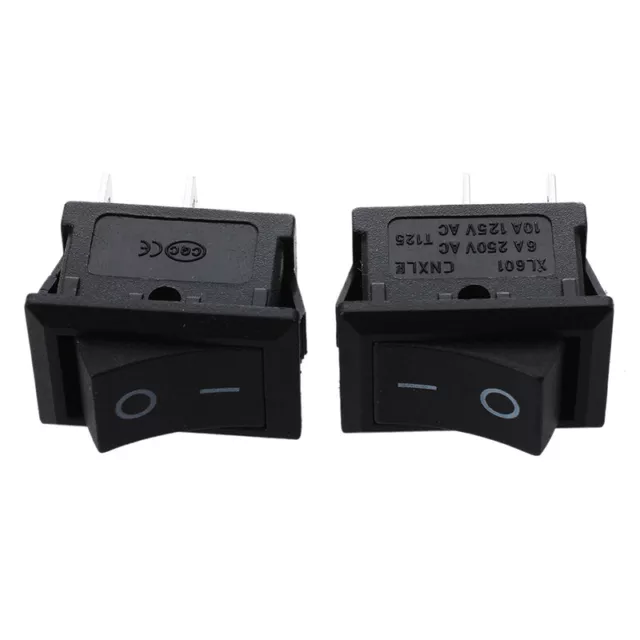 2 pieces car for AC 6A / 250V 10A / 125V 2 pin 2 positions ON / OFF interru7244