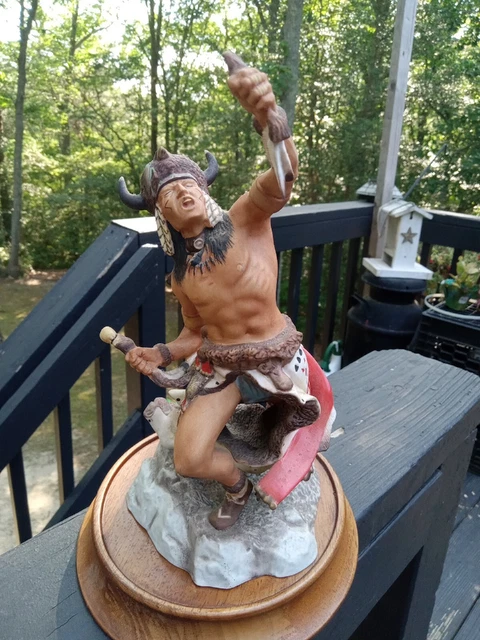 Native American  SPIRIT OF THE SIOUX by R.F.MURPHY for Franklin Mint  PORCELAIN