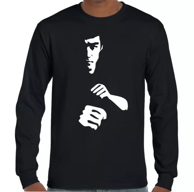 Enter The Dragon T-Shirt Martial Arts Mens MMA UFC Gym Top Silhouette