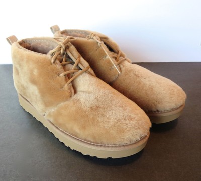 UGG AUSTRALIA NEUMEL Leather Shearling 