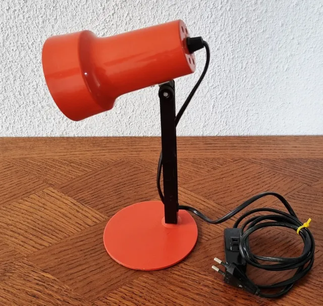 Vintage Pfäffle Schreibtischlampe - 60er Jahre - Orange Midcentury - nette Größe