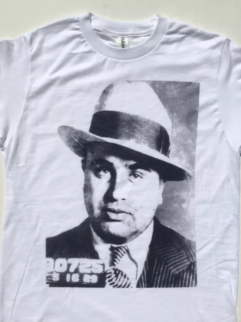 Al Capone Mugshot Tee $25 Sizes S-3Xl Free Ship Outlaw Mob Gangster New T-Shirt