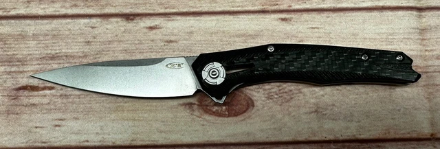 Zero Tolerance 0707 Folding Knife, CPM 20CV Blade Steel, Carbon Fiber Handle