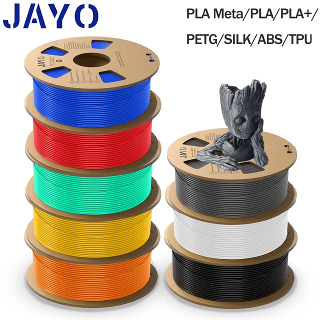 JAYO 1.75MM PLA PLA+ SILK ABS TPU PETG Filament 1KG 650G 3D Printer