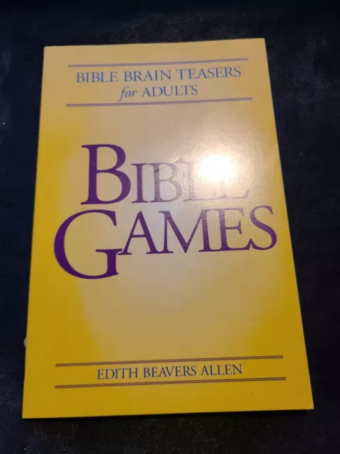 Bible Games Bible Brain Teasers For Adults By Edith Beavers Allen 8