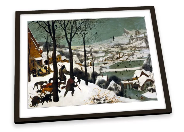 Pieter Bruegel the Elder Hunters in the Snow FRAMED ART PRINT Picture Artwork