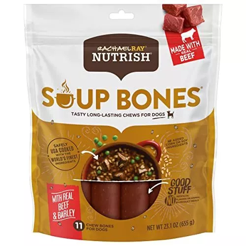SOUP BONES DOG Treats, Beef & Barley Flavor, 11 Bones $22.60 - PicClick