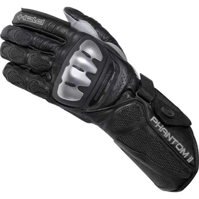 Held Phantom II 2 TG 10 Moto Sport Guanti Racing Con Conchiglia Nero