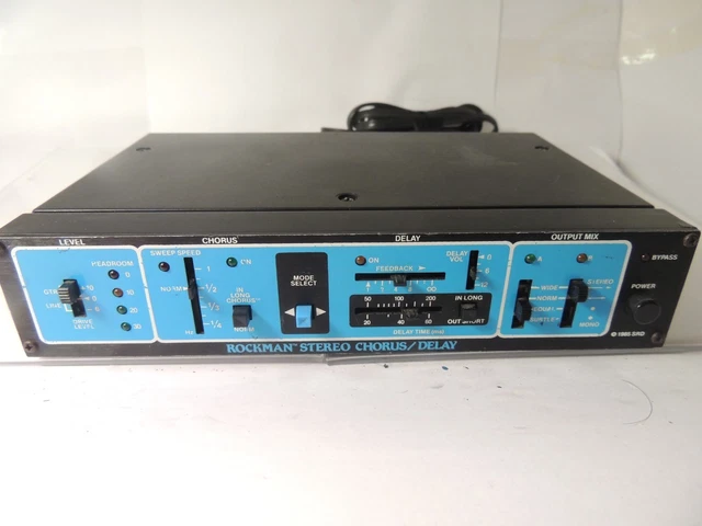 ROCKMAN STEREO CHORUS/DELAY Effect Processor Rack Tom Scholz